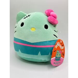Hello Kitty Zombie Frankenstein Squishmallow 7"